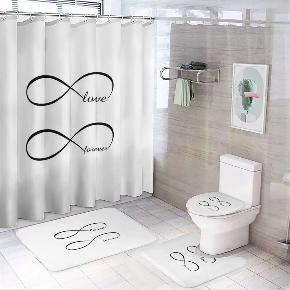Infinity Monochrome — 4-Piece Bathroom Set preview
