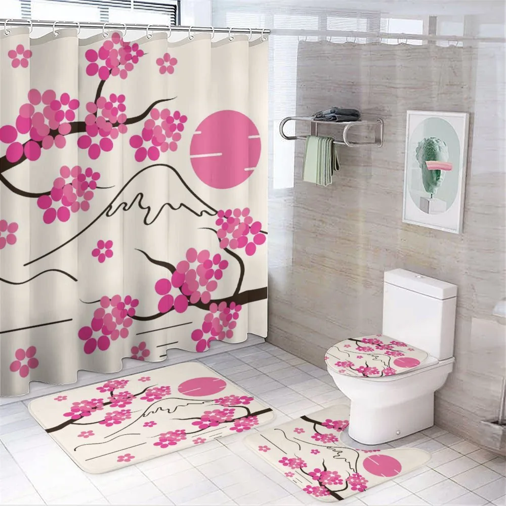 Japan Sakura and Hill — 4-Piece Bathroom Set preview