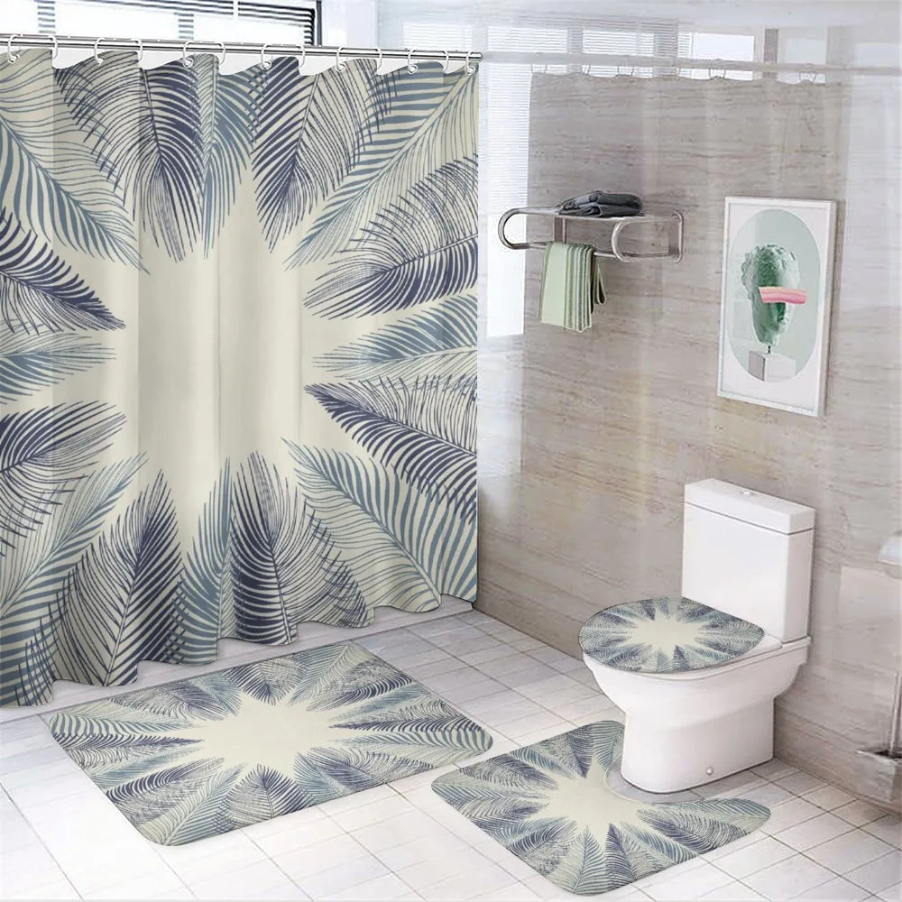 Leaf Grunge — 4-Piece Bathroom Set preview