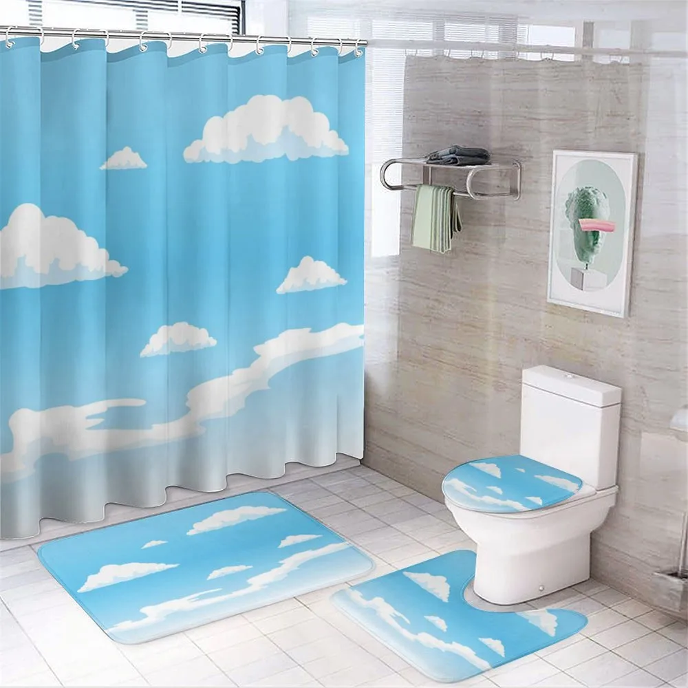 Summer Season Weather Pattern — 4-Piece Bathroom Set preview