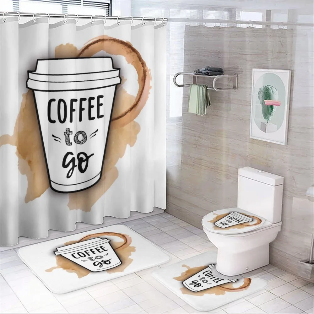 Take Away Cup on Splashes — 4-Piece Bathroom Set preview