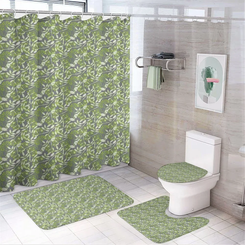 Botany Creeper Leaf Berry — 4-Piece Bathroom Set preview