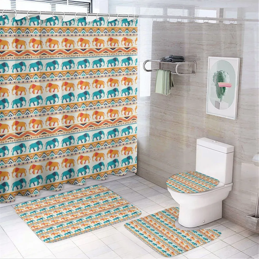 Exotic Geometric Art — 4-Piece Bathroom Set preview