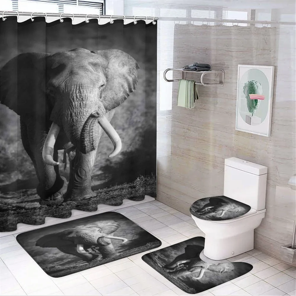 Exotic Wildlife Elephant — 4-Piece Bathroom Set preview
