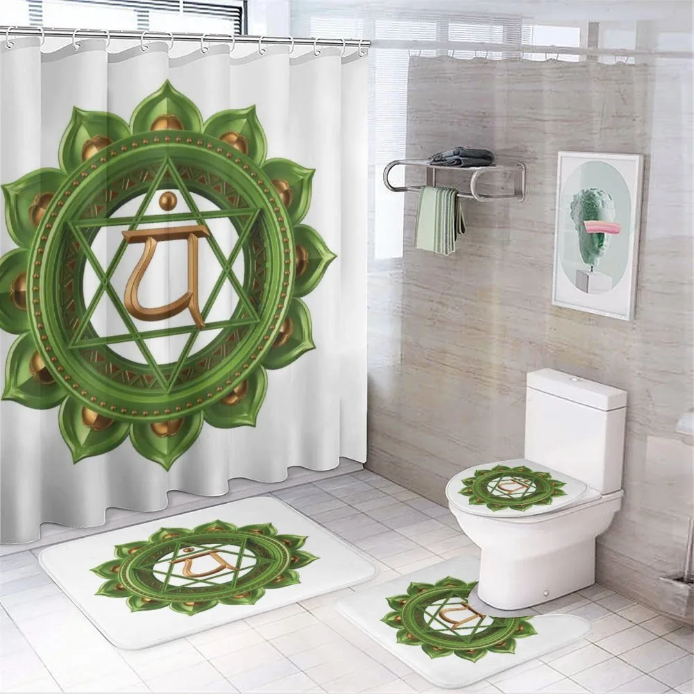 Glimmer Chakra Balance — 4-Piece Bathroom Set preview