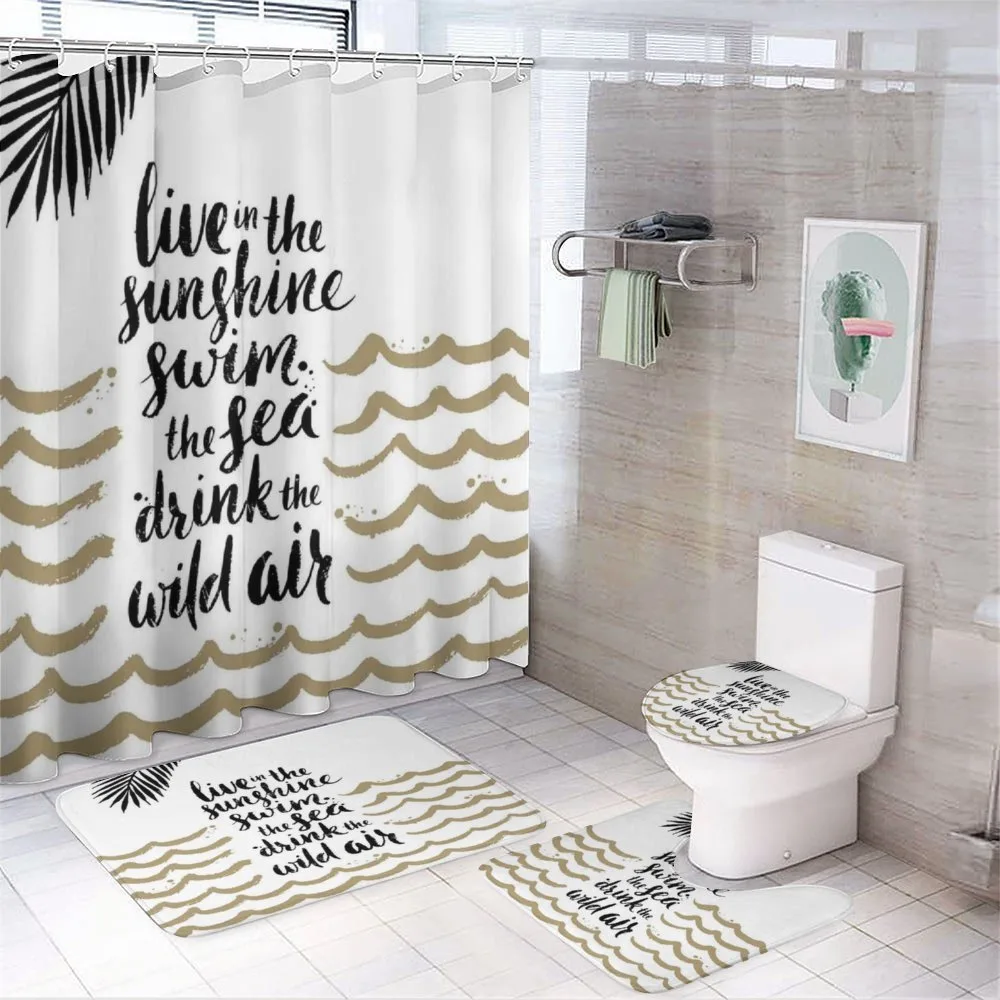 Live in the Sunshine — 4-Piece Bathroom Set preview
