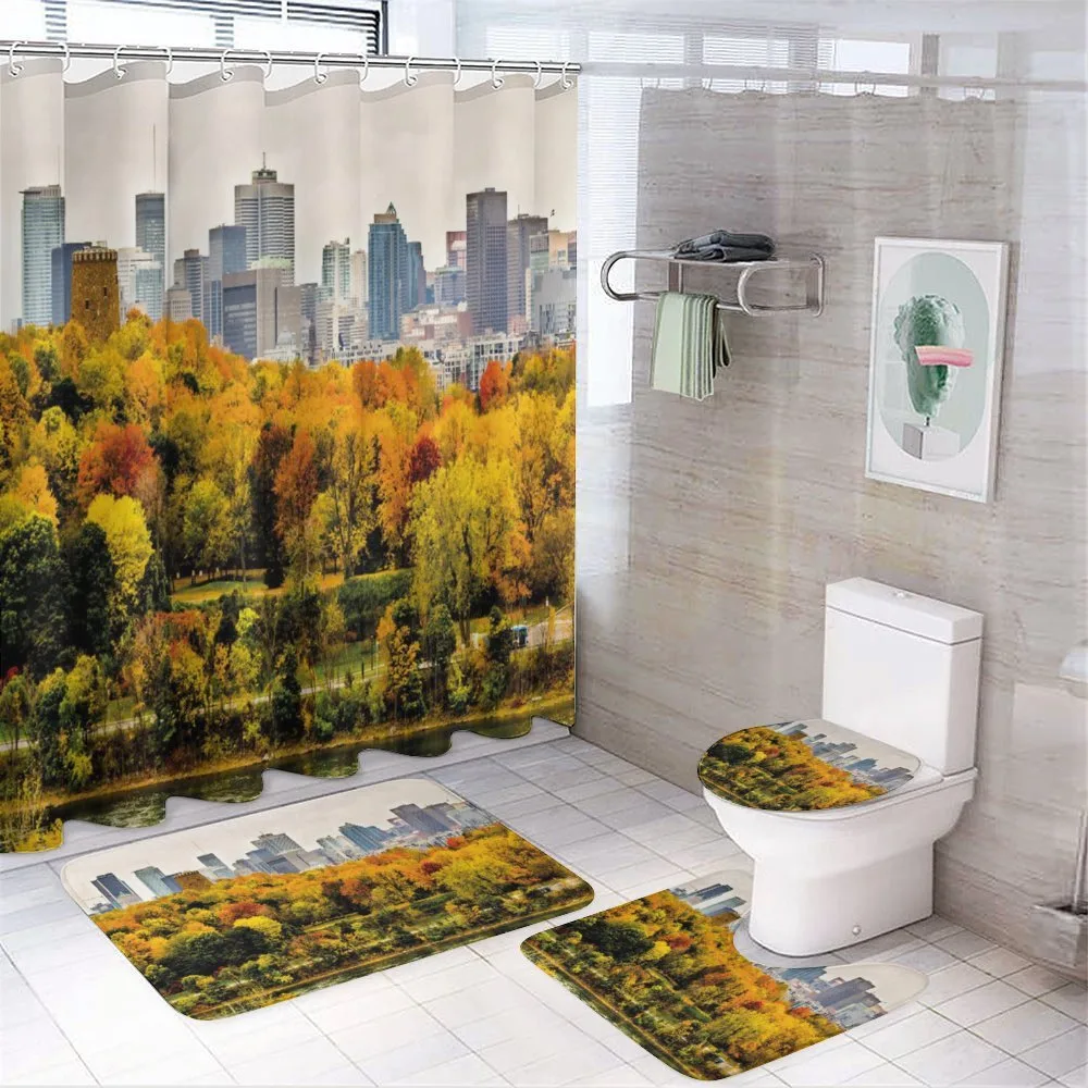 Montreal in Autumn Season — 4-Piece Bathroom Set preview