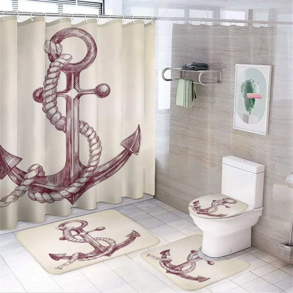 Realistic Marine Design — 4-Piece Bathroom Set preview