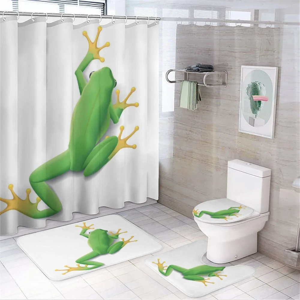 Tropic Frog in Nature — 4-Piece Bathroom Set preview