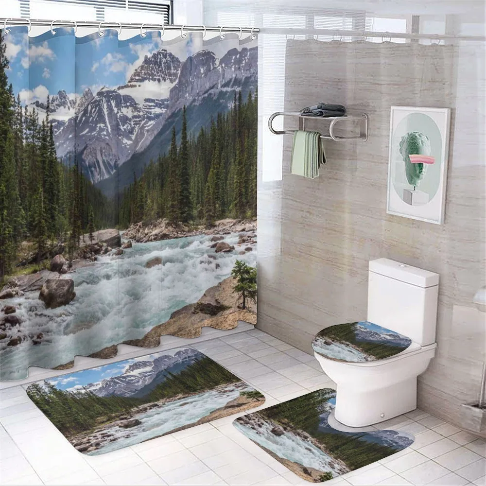 Winter Day Alberta — 4-Piece Bathroom Set preview