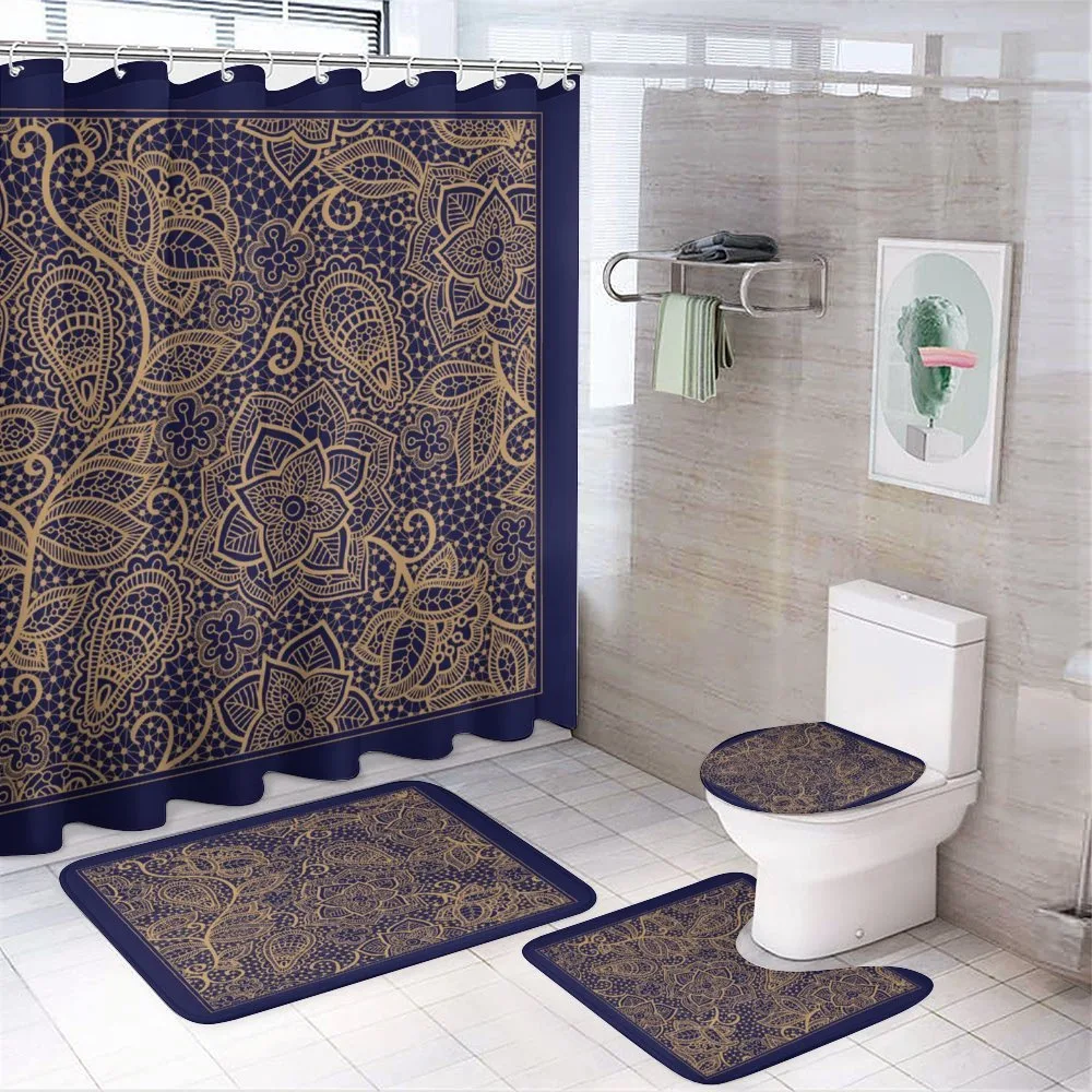 Lace Look Style in Square — 4-Piece Bathroom Set preview