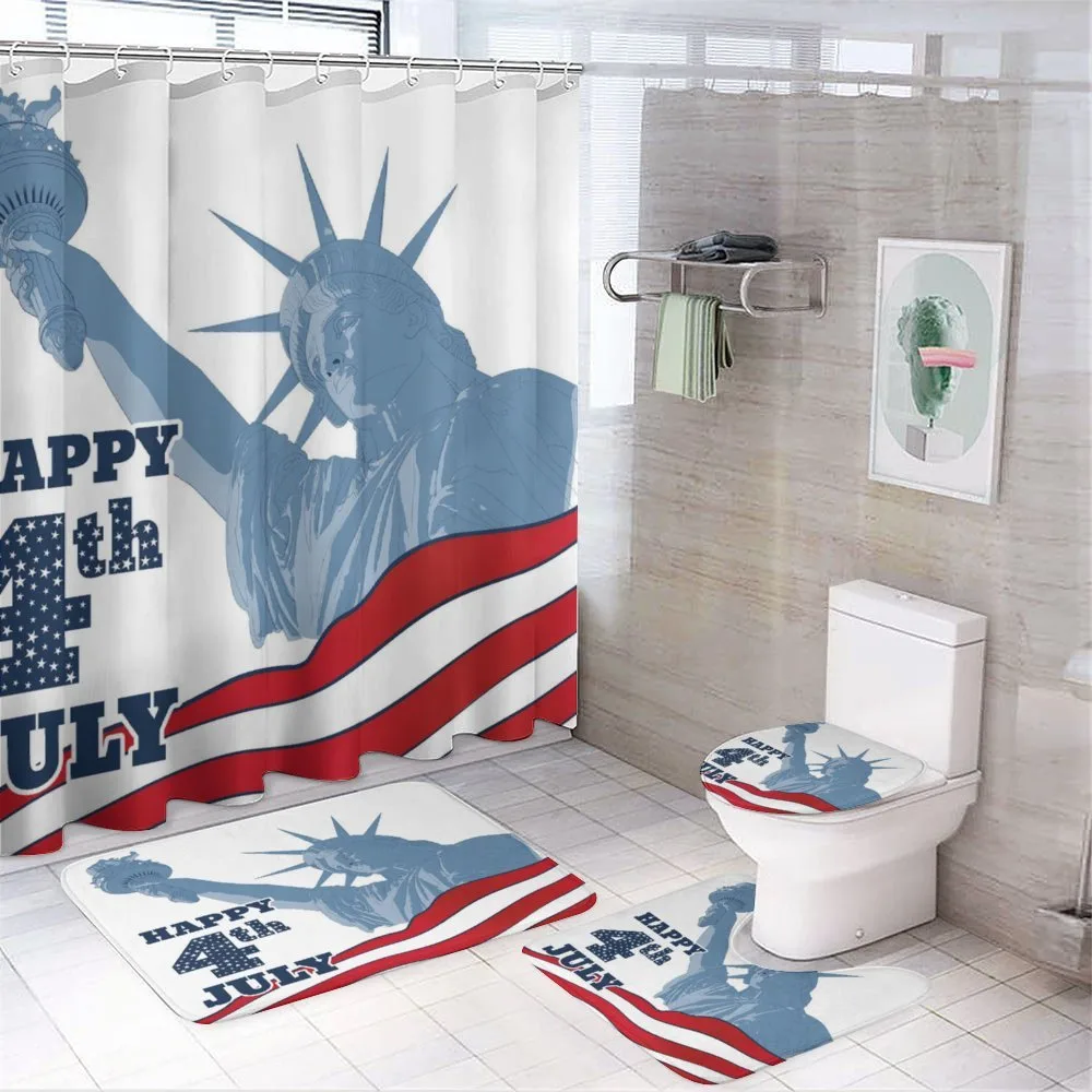 Lady Liberty Design — 4-Piece Bathroom Set preview