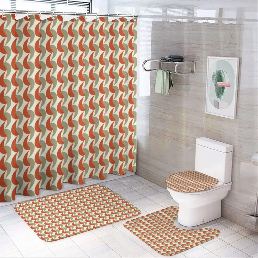 Modern Foliage Leaves — 4-Piece Bathroom Set preview