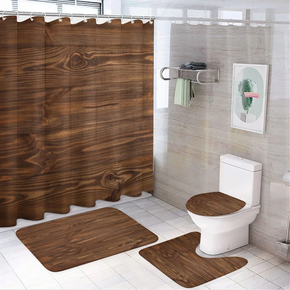 Nature Forest Trees Art — 4-Piece Bathroom Set preview