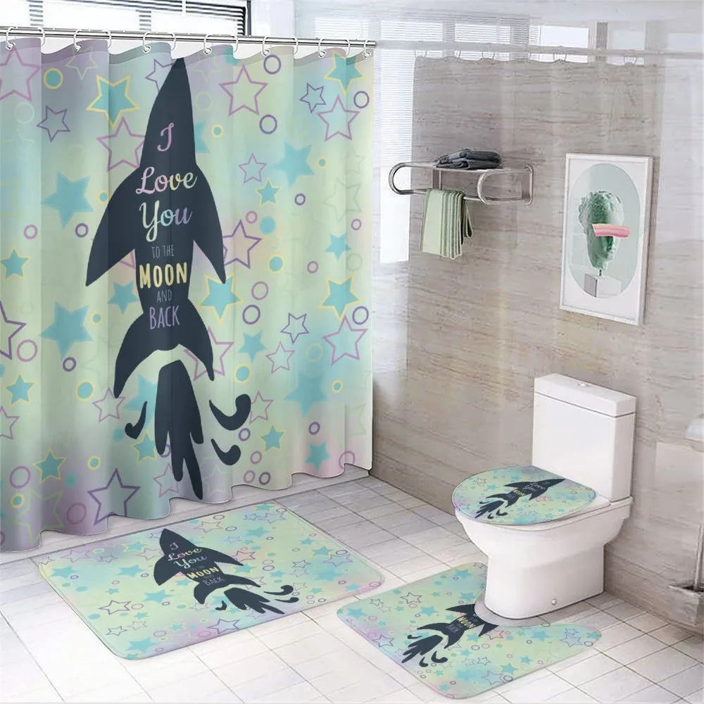 Big Fish Swim Stars — 4-Piece Bathroom Set preview