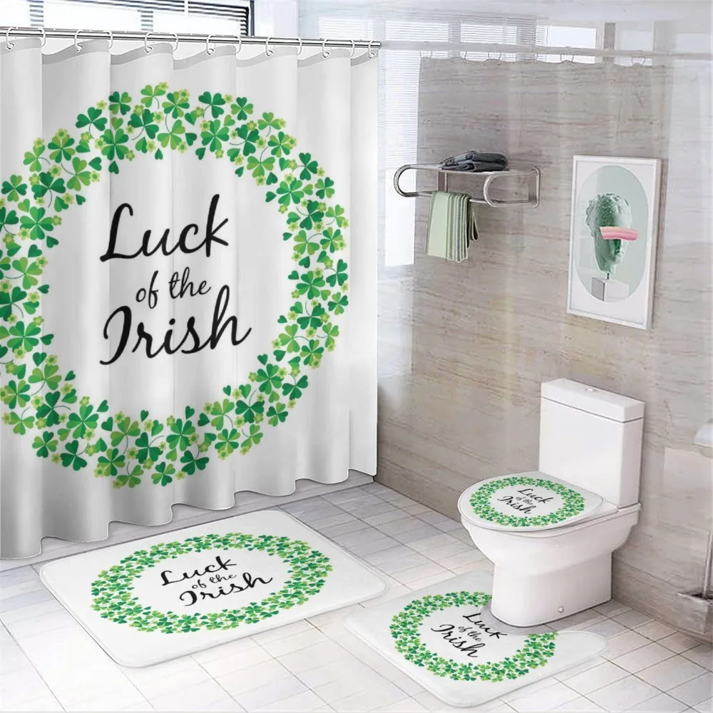 Clover Wreath — 4-Piece Bathroom Set preview