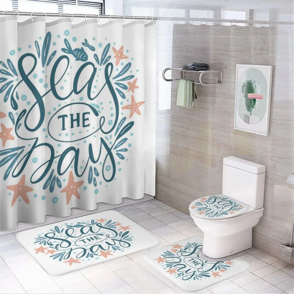 Seas Day Starfishes — 4-Piece Bathroom Set preview