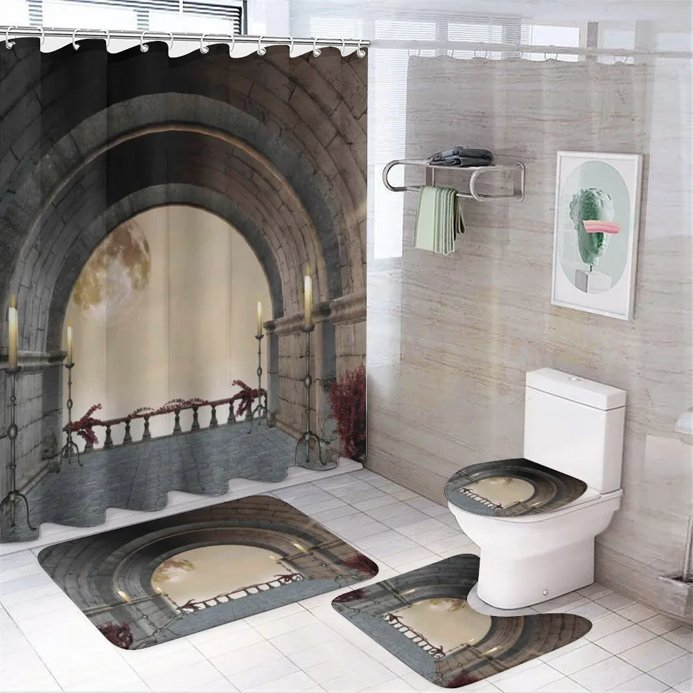 Middle Age Balcony — 4-Piece Bathroom Set preview