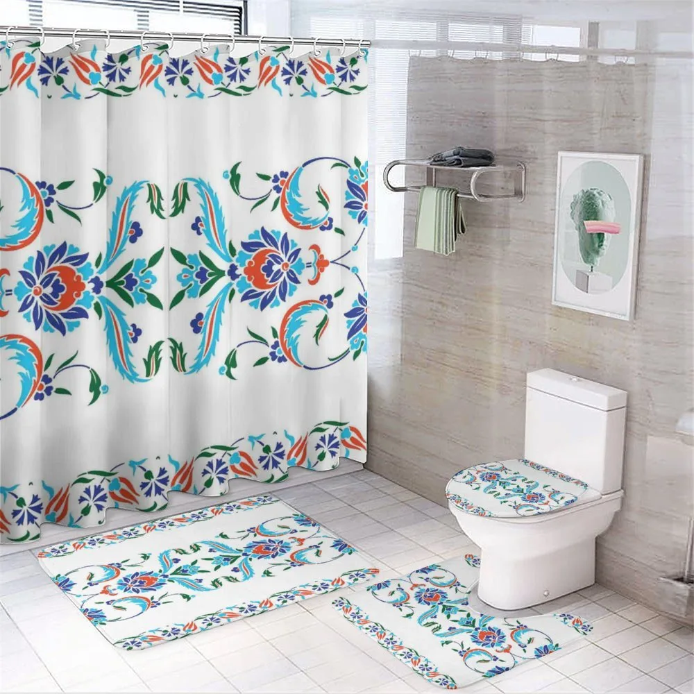 Ottoman Tulips — 4-Piece Bathroom Set preview