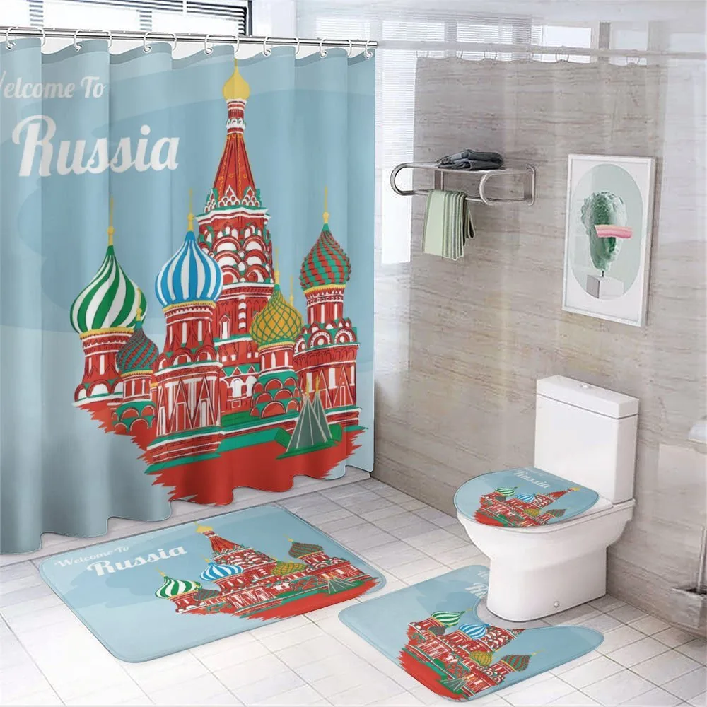 Architecture Slavic Art — 4-Piece Bathroom Set preview