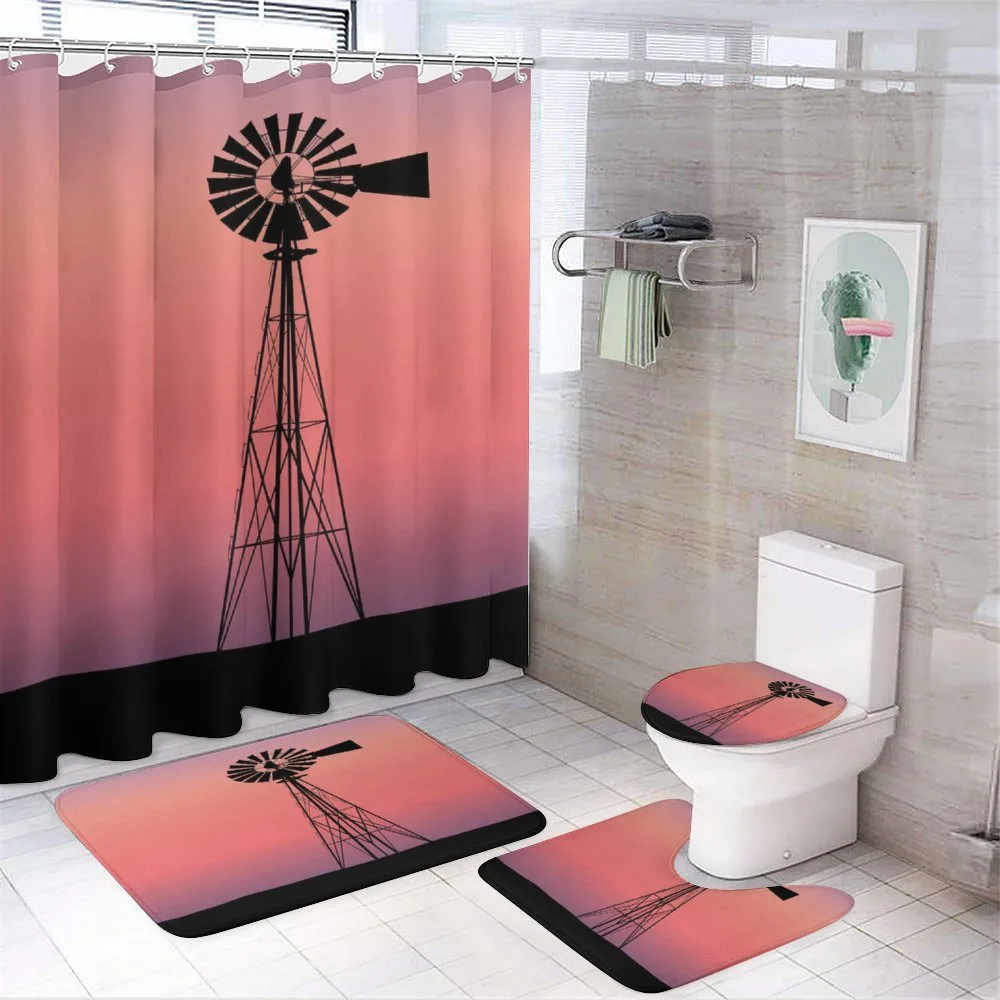 Dreamy Western Sunset — 4-Piece Bathroom Set preview