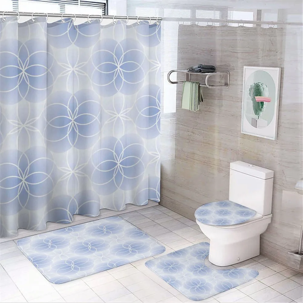 Flower of Life Art — 4-Piece Bathroom Set preview