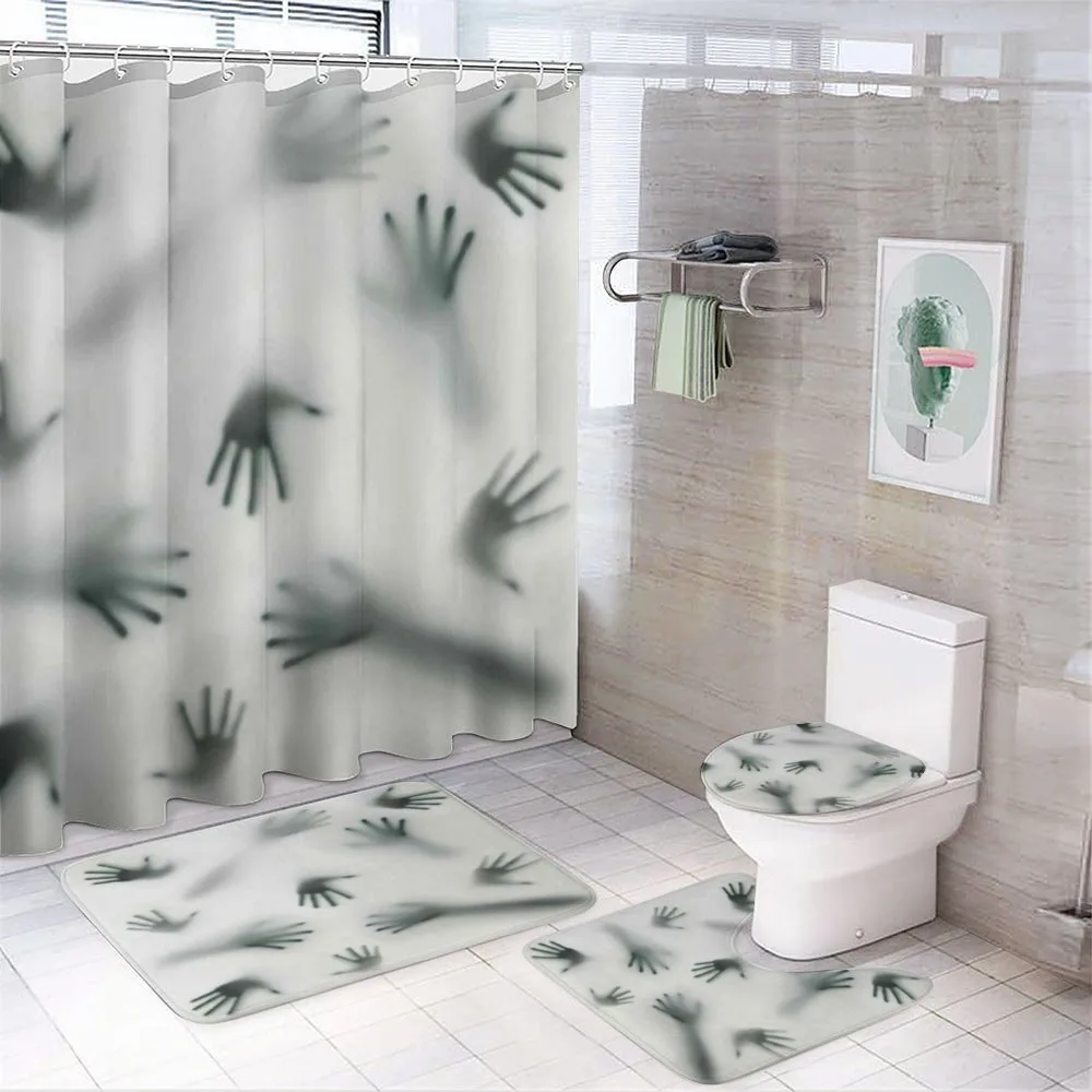 Ghost Alien Spirit — 4-Piece Bathroom Set preview