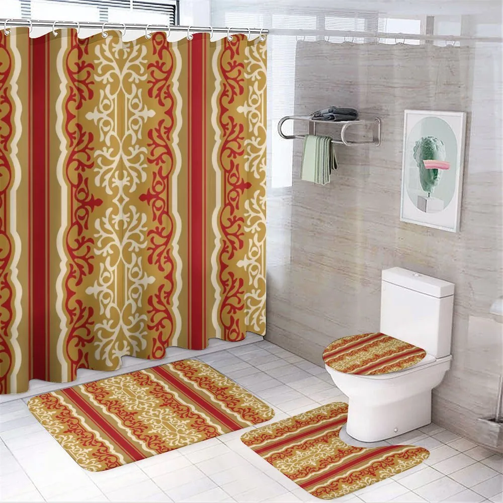 Middle East Swirl Motif — 4-Piece Bathroom Set preview