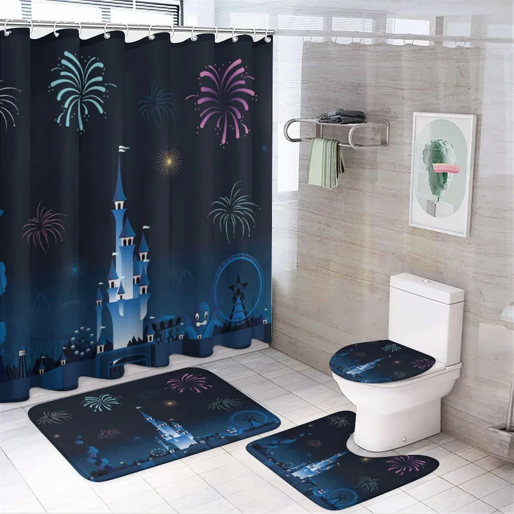 Children Park Firework Castle — 4-Piece Bathroom Set preview