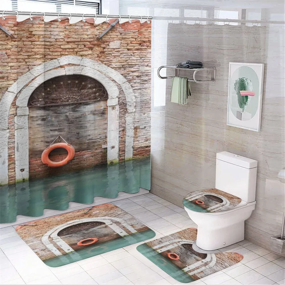 Historical Venice Door — 4-Piece Bathroom Set preview