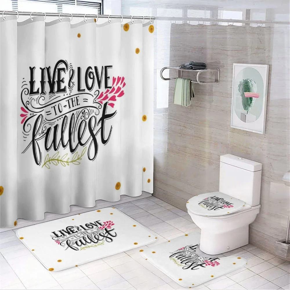 Live to the Fullest Retro — 4-Piece Bathroom Set preview