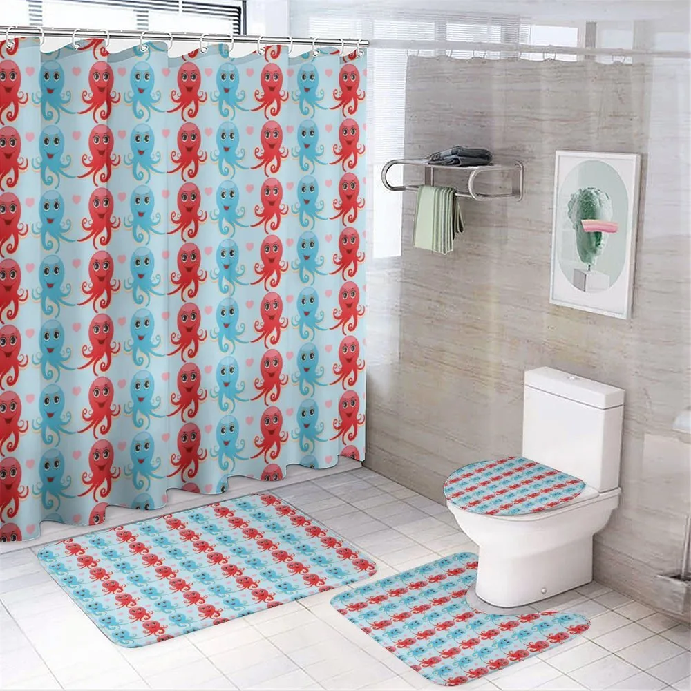 Love Themed Animals — 4-Piece Bathroom Set preview