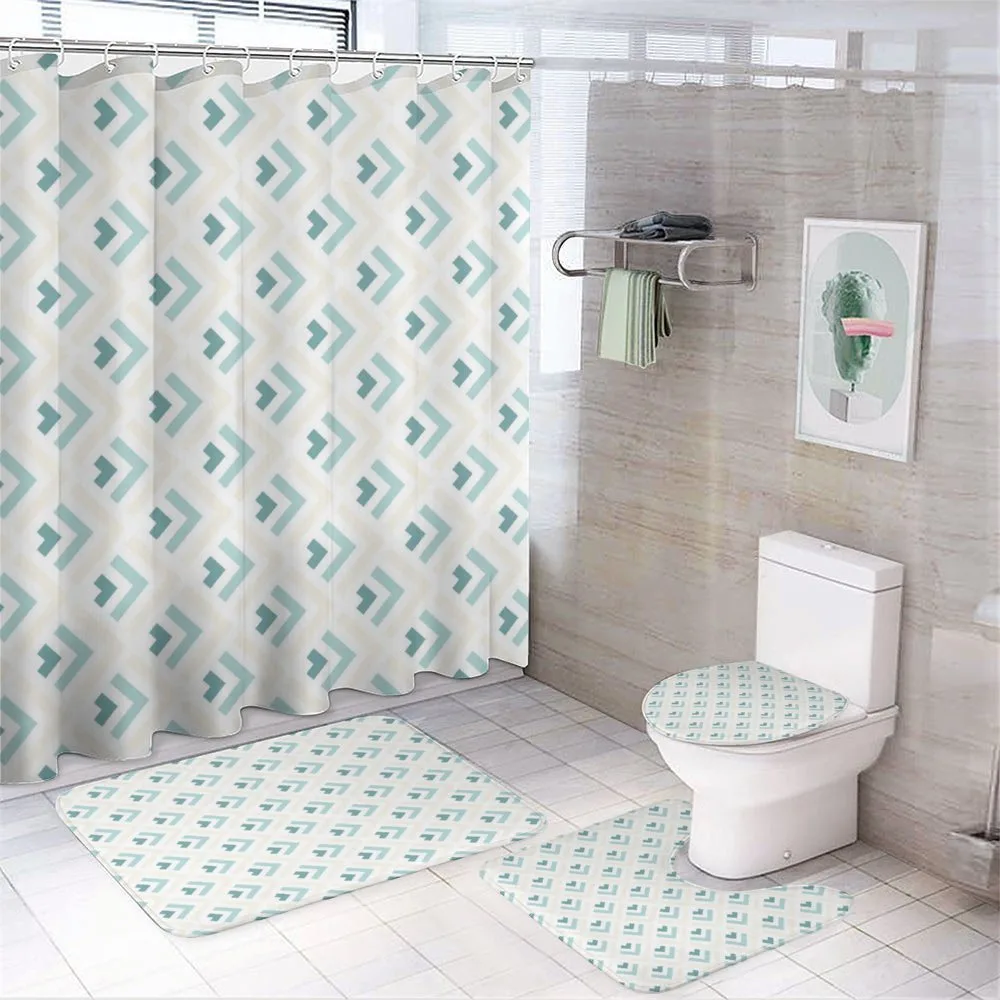 Minimalist Arrows — 4-Piece Bathroom Set preview