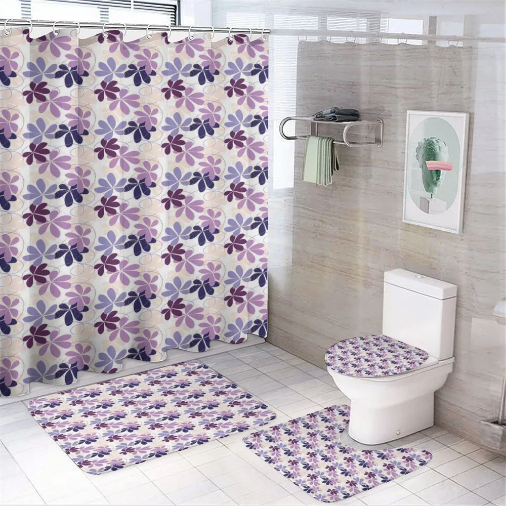 Blooming Spring Petals — 4-Piece Bathroom Set preview