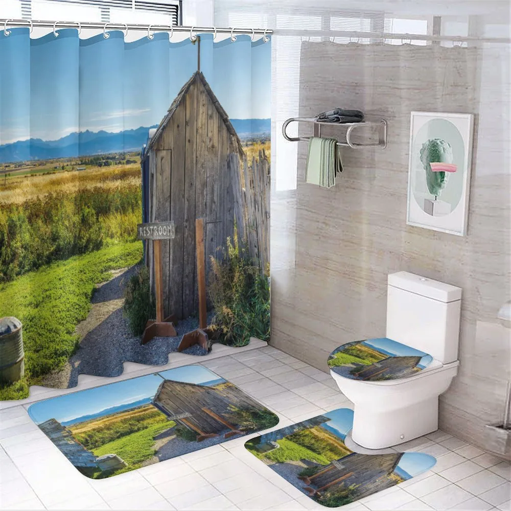 Farm Village Rustic — 4-Piece Bathroom Set preview