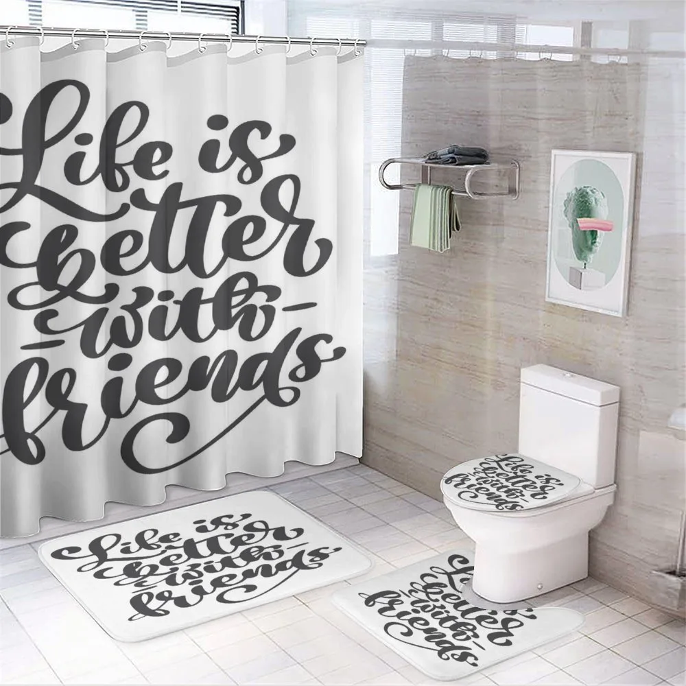 Friendship Love — 4-Piece Bathroom Set preview