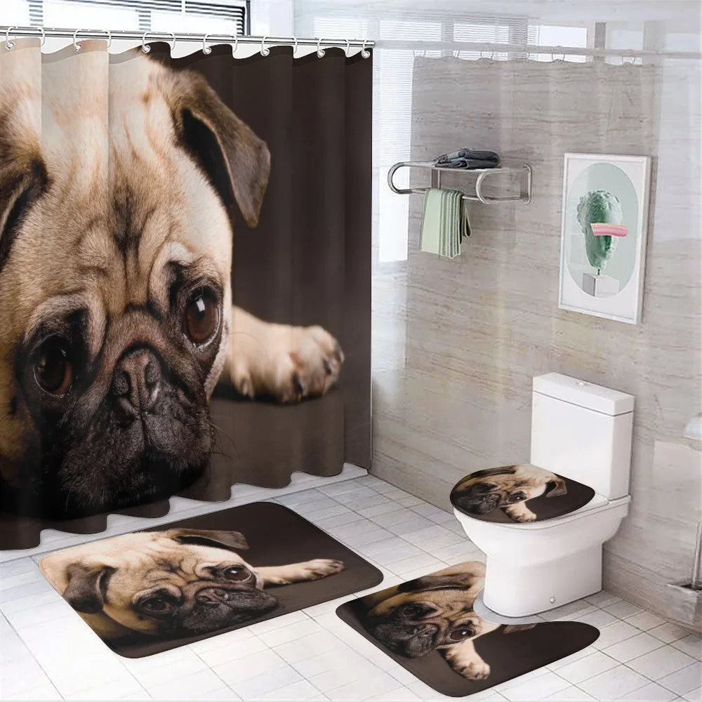Puppy Photograph Animals — 4-Piece Bathroom Set preview