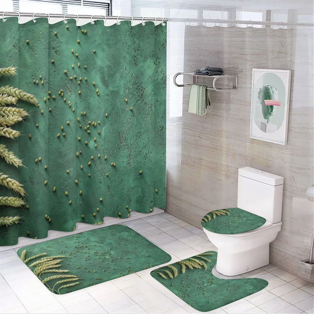 Agriculture Art Wheat — 4-Piece Bathroom Set preview