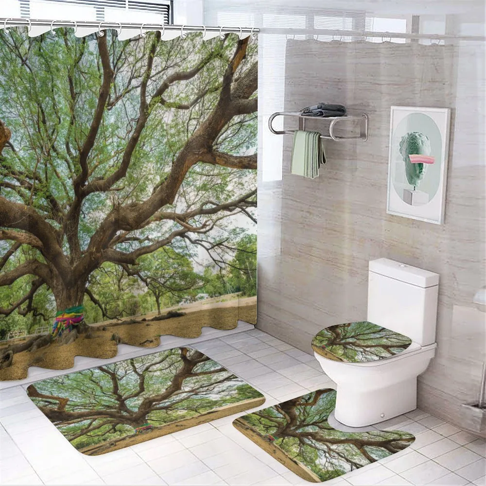 Big Rain Tree Thailand — 4-Piece Bathroom Set preview
