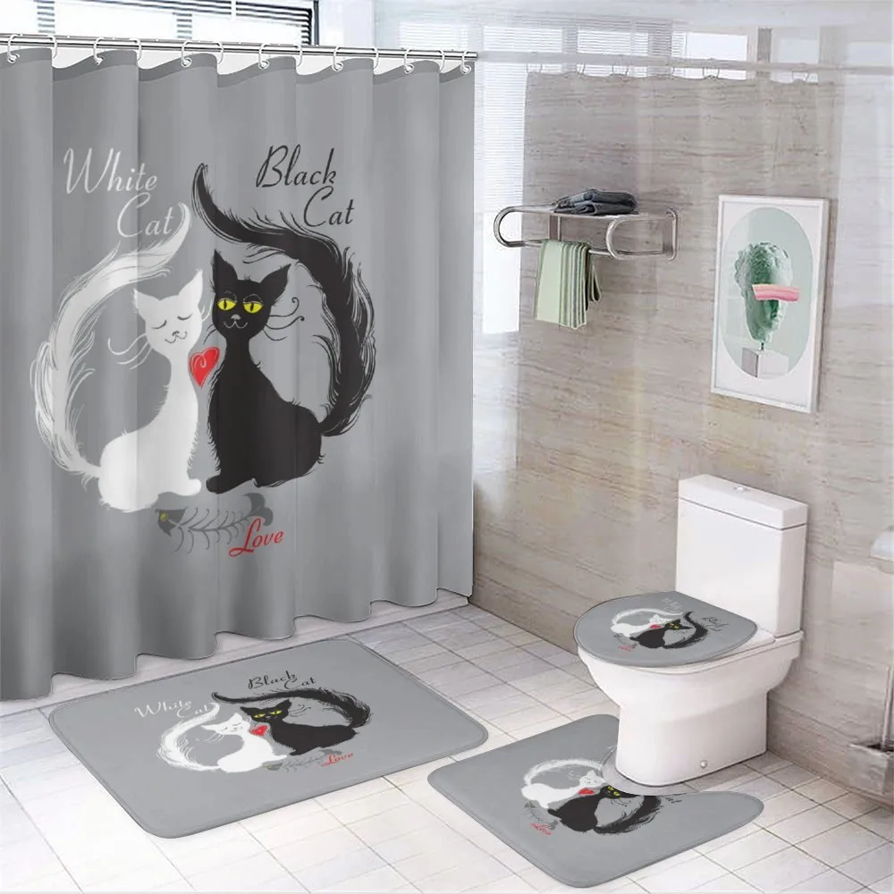 Couple Fishbone — 4-Piece Bathroom Set preview
