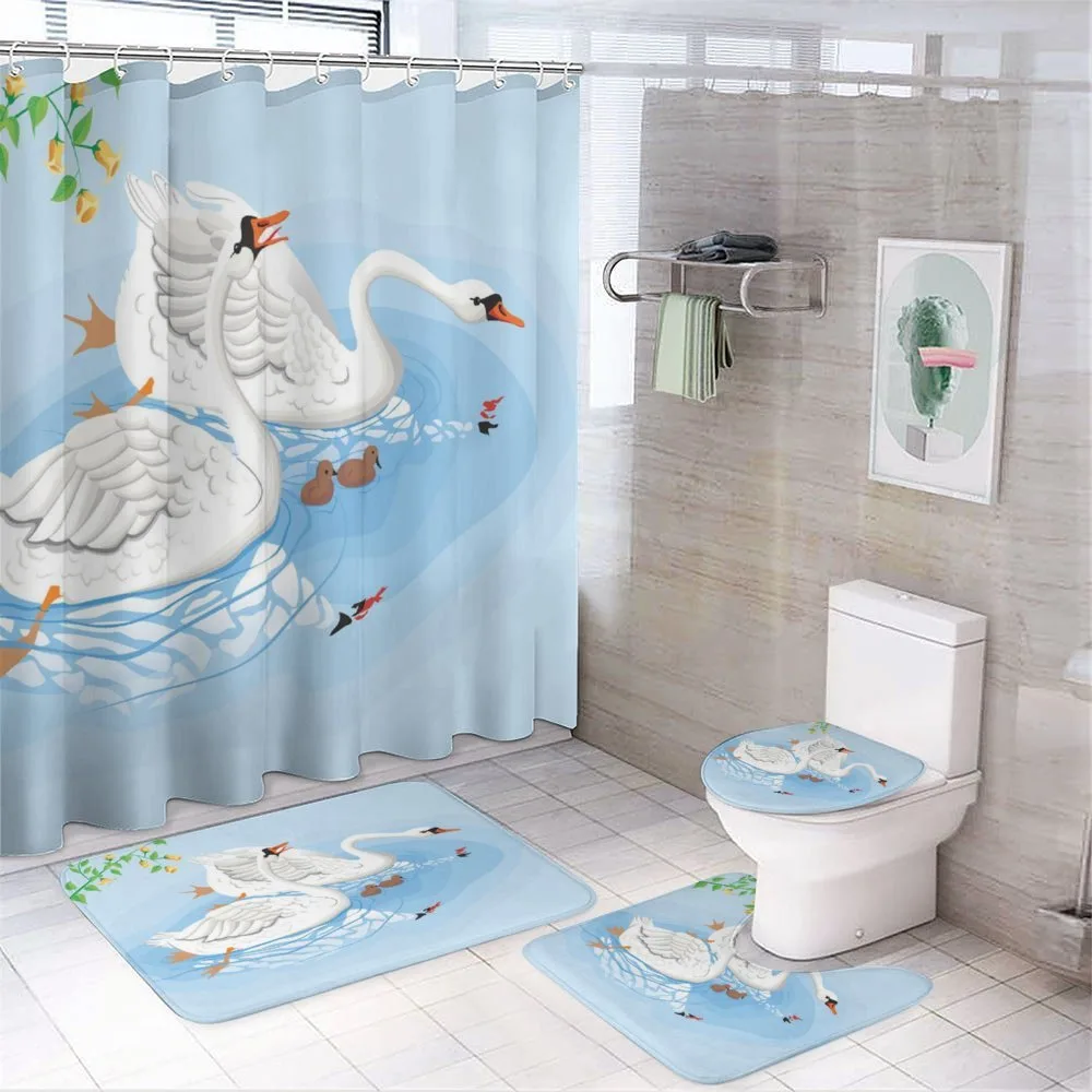 Gracious River Nature Scenery — 4-Piece Bathroom Set preview