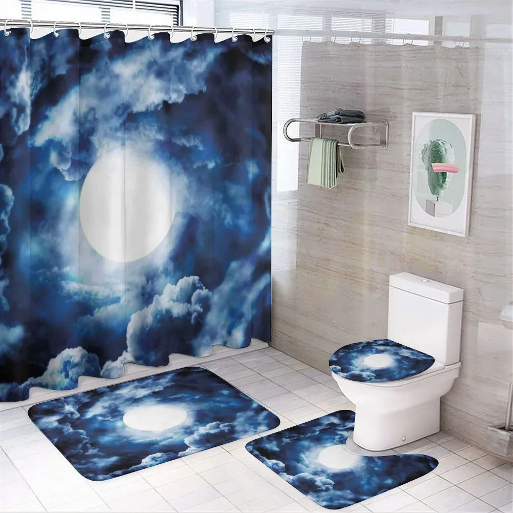 Magic Dark Twilight Dawn — 4-Piece Bathroom Set preview