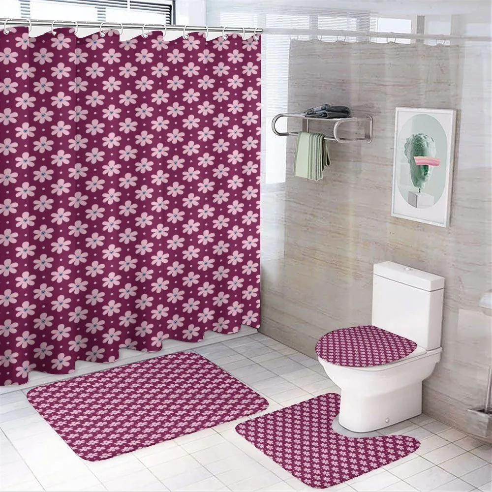 Petals with Hearts 4-Piece Bathroom Set product video