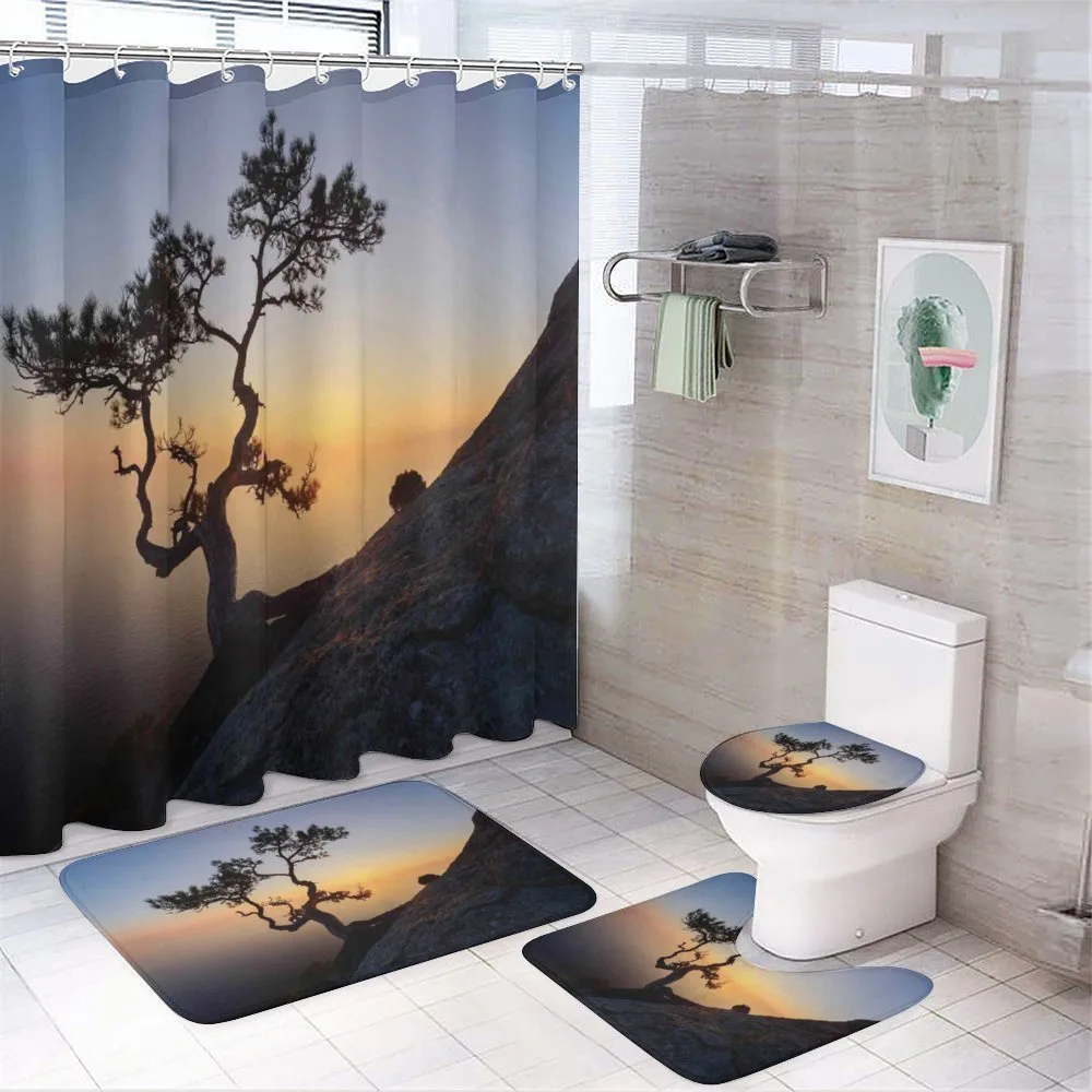 Picturesque Black Sea — 4-Piece Bathroom Set preview