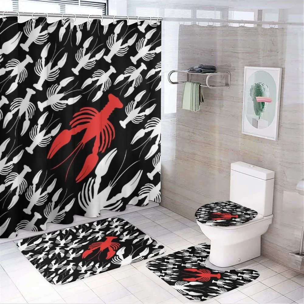 Silhouette Ocean Fauna — 4-Piece Bathroom Set preview