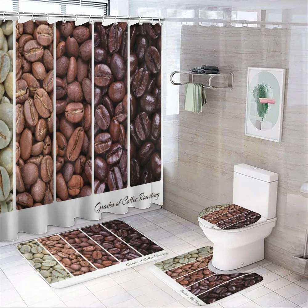 Banner Stages of Beans — 4-Piece Bathroom Set preview