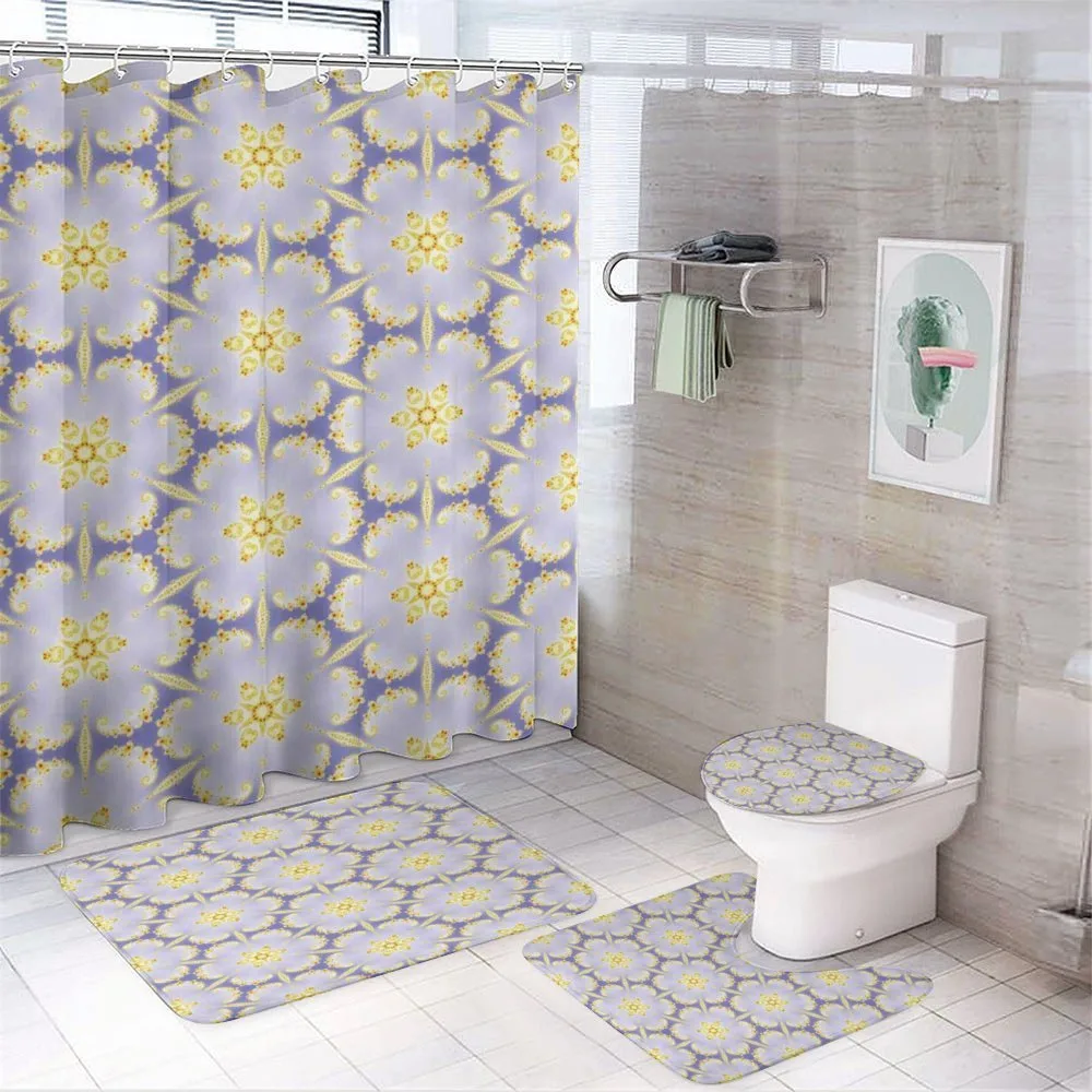 Boho Blossoms — 4-Piece Bathroom Set preview