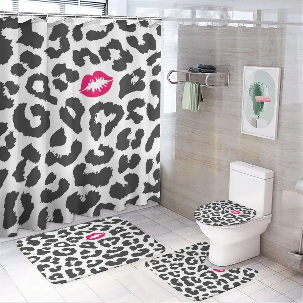 Cheetah Leopard Kiss — 4-Piece Bathroom Set preview