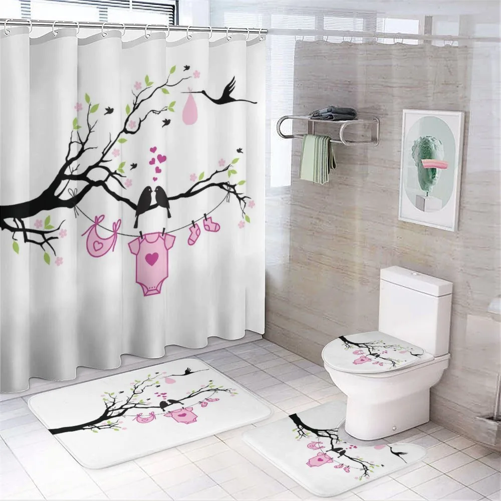Newborn Girl Love 4-Piece Bathroom Set product video