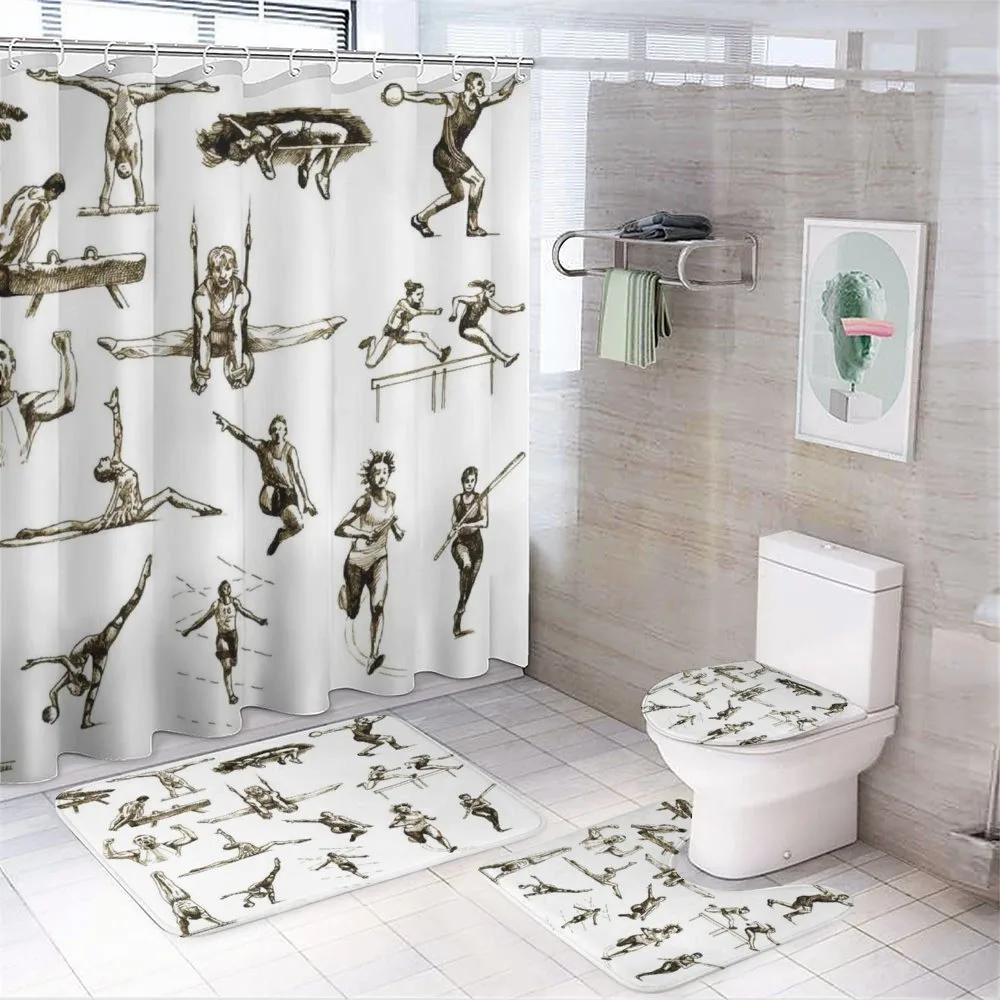Summer Sports Athlete — 4-Piece Bathroom Set preview